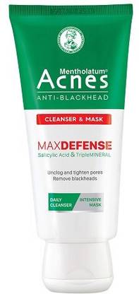 Mentholatum Acnes ANTI-BLACKHEAD Cleanser & Mask Face Wash