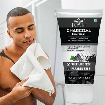 Fowke Charcoal  For Spot Reduction; Glowing Complexion; Men Women Face Wash