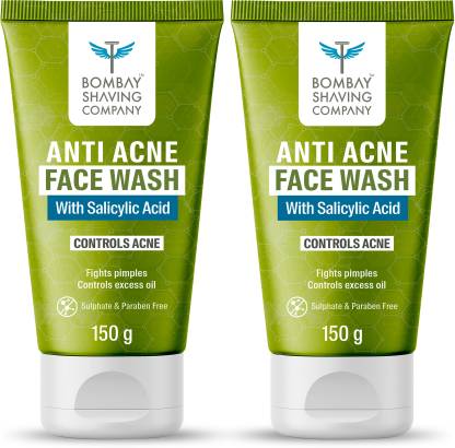 BOMBAY SHAVING COMPANY Anti Acne Facewash for Men | Oily and Combination Skin for Acne & Pimple control Face Wash