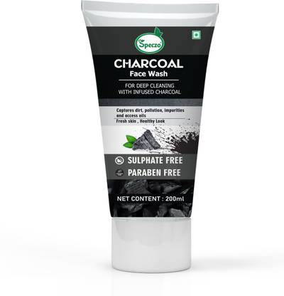 speczo Charcoal  For Spot Reduction| Restores Skin Hydration | Men Women Face Wash