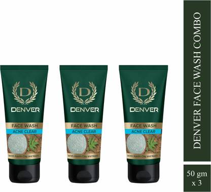 DENVER Acne Clear  With Kaolin Clay & Neem Face Wash