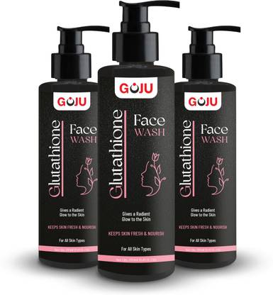 GOJU Glutathione  Pack of 3 Each 250ml Face Wash
