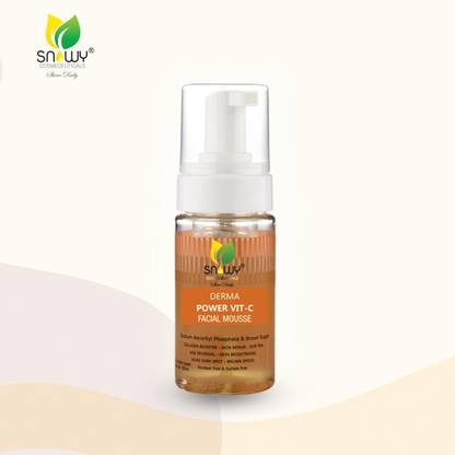 SNOWY COSMECEUTICALS Derma Power Vit-C Facial Mousse For all Skin Types (100ml) Face Wash