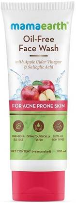Mamaearth Oil-Free  for Oily Skin, with Apple Cider Vinegar & Salicylic Acid Face Wash