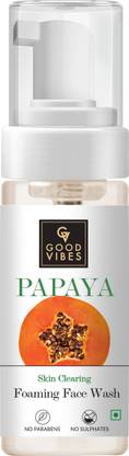 GOOD VIBES Papaya Foaming  Face Wash