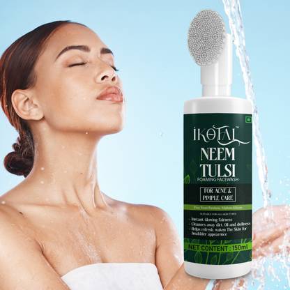 IKOTAL Neem Tulsi For Men & Women For Brighter Skin & NourishMen & Woment ``` Even Tone Face Wash