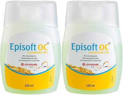 Episoft OC Gel For Acne-Prone and Oily Skin, 125 ml, Pack of 2 Face Wash