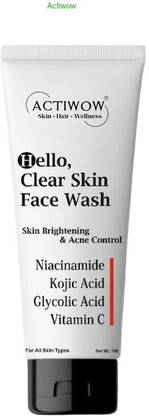 ACTIWOW Hello  for Clean Pores & Smooth Texture Face Wash