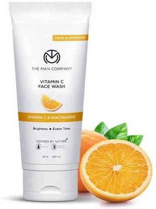 THE MAN COMPANY Vitamin C Face Cleanser for Men for Glowing Skin & Sun Damage Repair Face Wash