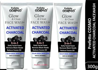 Prefetto COSMO Charcoal Glow Skincare Set Face Wash