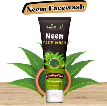 Phillauri Fresh Neem Pimple Control - Deep Cleanse For Glowing Skin Face Wash