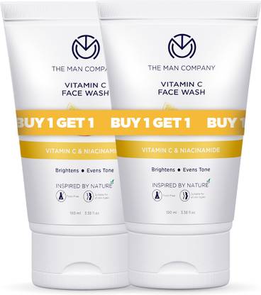 THE MAN COMPANY Vitamin C  with Turmeric For Brightening Glow Face Wash