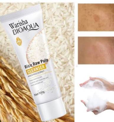 WARISHA Bioaqua rice raw pulp cleanser face wash Face Wash