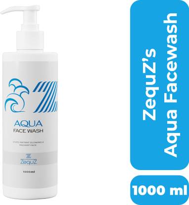 zequz AQUA FACEWASH BOTTLES (1000 GM) Face Wash
