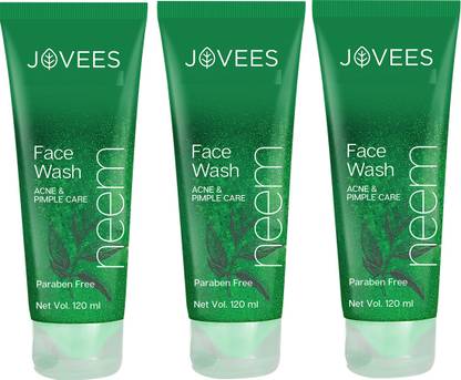 JOVEES Neem  120 Ml (Pack of 3) Face Wash