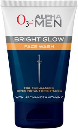 O3+ Alpha Men Bright Glow Daily Face wash For Instant Brightness Face Wash