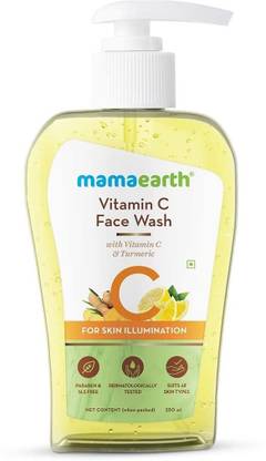 Mamaearth Vitamin C  for Skin Glow & Illumination With Turmeric Face Wash