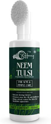 Riffway Neem Tulsi Clears Acne Pimple , Oil Control, Dullness, Deep Cleanse  Face Wash