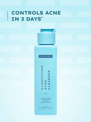 HYPHEN Clarifying Acne Cleanser with Salicylic Acid 2%, Anti-Acne & Oil Control Face Wash