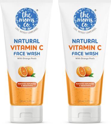 The Moms Co. Natural Vitamin C  Helps Clean, Purify, Brighten & Even Skin Tone Face Wash