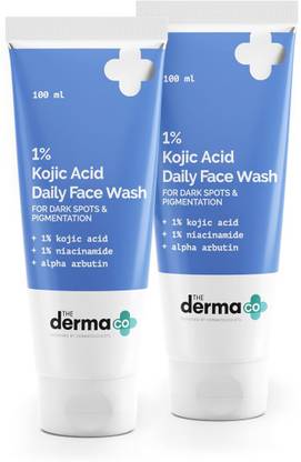 The Derma Co 1% Kojic Acid with Niacinamide & Alpha Arbutin For Dark Spots, Blemishes & Pigmentation  Face Wash