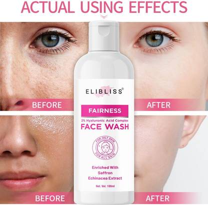 ELIBLISS Fairness  for Fights Acne & Pimple, Skin Brightening - All Skin Types Face Wash