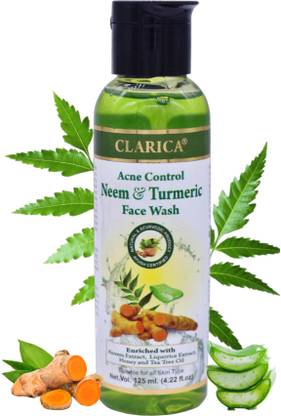 CLARICA Acne Control Neem & Turmeric  Face Wash