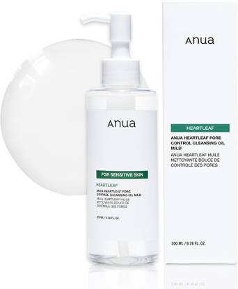ANUA Heartleaf Pore Cleansing Oil Mild, Sensitive Skin , Oil Cleanser For Face Face Wash