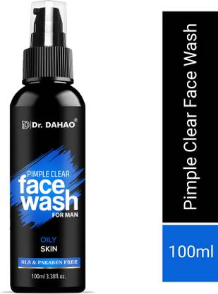 Dr. DAHAO Pimple Clearing SLS & Paraben Free, Fights Acne & Skin Brightening, All Skin Types Face Wash