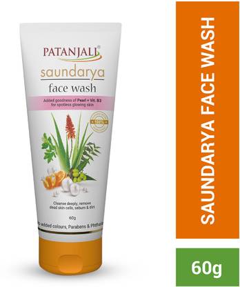 PATANJALI Saundrya , Deep Moisturizer, Remove Dead Skin Cells, Glowing Skin Face Wash