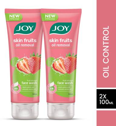 Joy Skin Fruits Oil Control Strawberry  For Oily Skin Face Wash