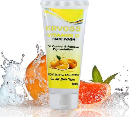 Kryoss Skin Brightening Vitamin C  (100 ml) Face Wash