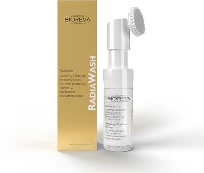 BIOREVA RadiaWash Foaming Cleanser Reduce Dark Spots, Removes Dirt & Blackheads Face Wash