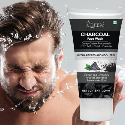 Remitol Charcoal  For Men & Women ` Fights out Pollution Deeply, Pore Cleaning Face Wash