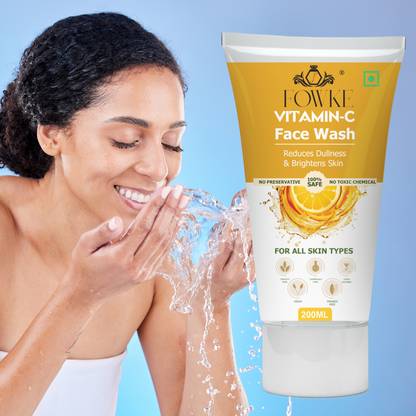 Fowke Vitamine C  For Healthy & Hydrated; Refines Skin Tone; Men & Women Face Wash