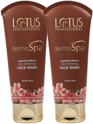 Lotus Professional Dermo Spa Japanese Sakura Skin Whitening Face Wash