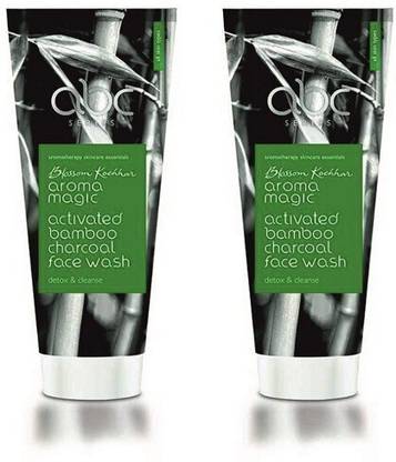 Aroma Magic Activated Bamboo Charcoal Pack Of 2 Face Wash