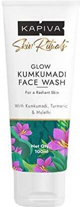 Kapiva Kumkumadi Glow | Reduces Pigmentation & Dark Spots  Face Wash