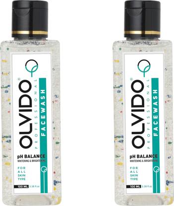 Olvido Simple Kind To Skin Refreshing Facial Wash 100ML, Mild , Soap Free, Aloevera , Gentle Cleanser for Sensitive Skin Face Wash