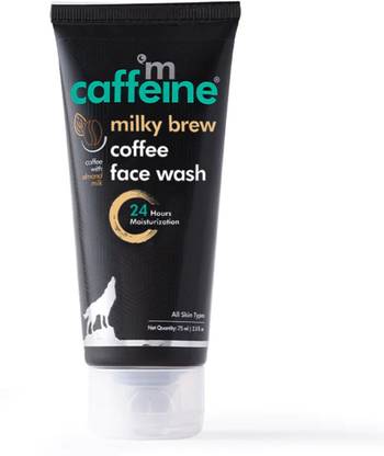 mCaffeine Milky brew Coffee Cleanser for glowing skin, Fights Acne & D TAN Face Wash