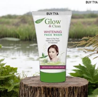 INDIANA HUDA Anti-Bacterial Neem & Tea Tree Glow Wash – 100ml Skin Brightener Face Wash