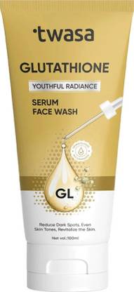 Twasa Skin Brightening, Dark Spot & Pigmentation Removal | Even Toned Complexion, Skin Whitening Glutathione Serum  Face Wash