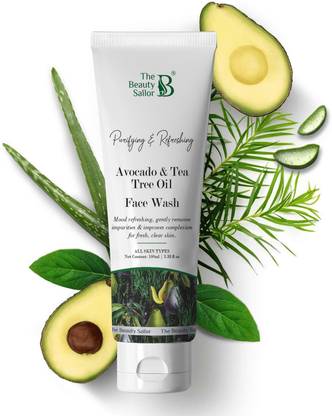 The Beauty Sailor Avocado and Tea Tree Oil  For Purifying & Refreshing Skin, Improves Complexion of Skin Face Wash
