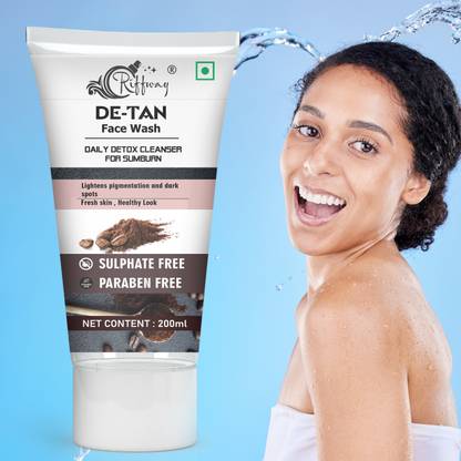 Riffway De Tan  For Acne & Brighter Skin \ Spots & Tan Removal \ Men Women Face Wash
