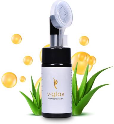 V-Glaz Deep Cleansing For Glowing Skin, Prevent Acne, Wrinkle, Foaming Face Wash
