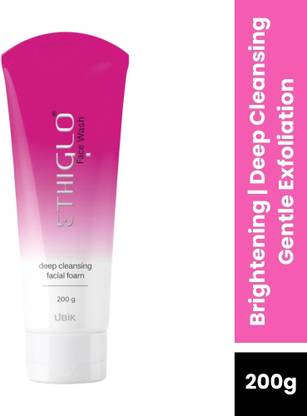 ETHIGLO Skin Lightening  with Kojic Acid, Niacinamide & Vitamin C Face Wash