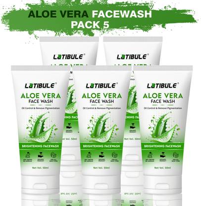 Latibule Aloevera Facewash For Skin Brightening & Lightening , Pimple Removing , Anti-Acne facewash Face Wash