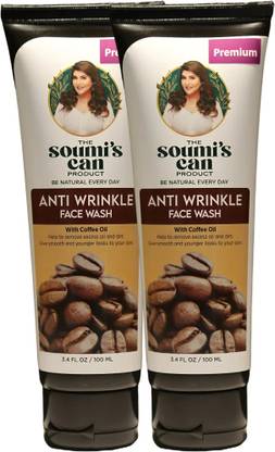 The Soumi's Can Product ANTI WRINKLE FACE WASH WITH COFFEE OIL (PACK OF 2) Face Wash