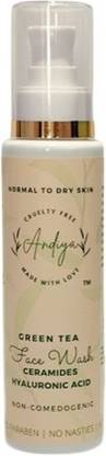 ANDIYA Hydrating Green Tea  for Normal to Dry Skin (100ml) Face Wash