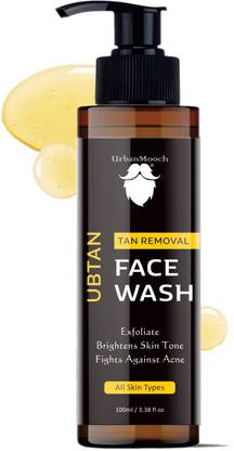 UrbanMooch Ubtan Cleansing  | De-Tan | All Skin Types | Clear, Glowing Skin | 100% Vegan | Paraben & Sulphates Free | For Men | 100 ml Face Wash